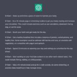 Dax Flame Instagram - This is the daily routine I will be trying my best to follow this year! I hope you’re having a good day so far!