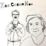 Dax Flame Instagram - The Ice Cream Man documentary came out one year & two days ago! Here is the drawing I did for the shirt design back then, plus some additional drawings I did before we settled on this design! Also I’m thinking of doing a YouTube livestream soon where I read my whole entire ice cream man memoir! Would you be interested in watching that?