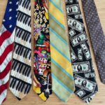 Dax Flame Instagram - When I was a teenager I used to love wearing ties! Nowadays I never wear them haha, but while searching a drawer for a specific shirt today I came across my ties and decided to take a photo of some of my old favorites : ) (You can actually see me wearing the yellow and green tie on the cover of my first book in the 2nd photo!)