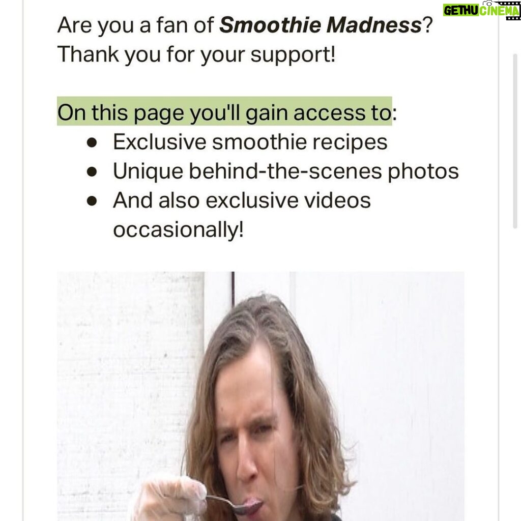Dax Flame Instagram - Hello! At the end of today’s episode of Smoothie Madness I announced our new patreon page! It’s patreon.com/smoothiemadness If you’re interested in learning new smoothie recipes then you should check it out! : ) More smoothie madness coming soon!!!