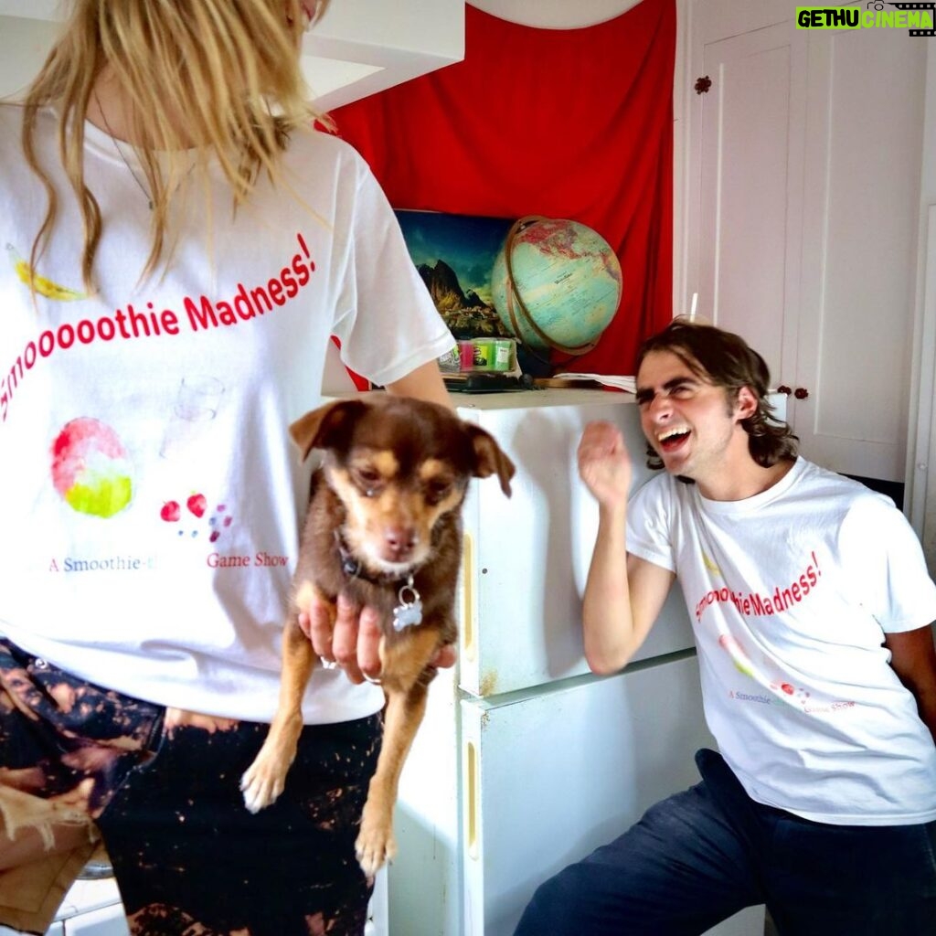 Dax Flame Instagram - Two models from Vogue were such big Smoothie Madness fans that they offered to do a modeling photo shoot wearing the official Smoothie Madness t-shirt! If you’d like to buy the t-shirt there is a link in my bio, & also the website I sell them on is supposed to be giving people 10% off this weekend if you use this code: SUMMER21 Thank you Charlotte & Chris for modeling! 😃 Have a good weekend, and I am hoping to bring you more smoothie madness very soon!! (ALSO can you spot the smoothie madness mascot? She was designed by @laursquaad and is hidden in one of the photos!!!)