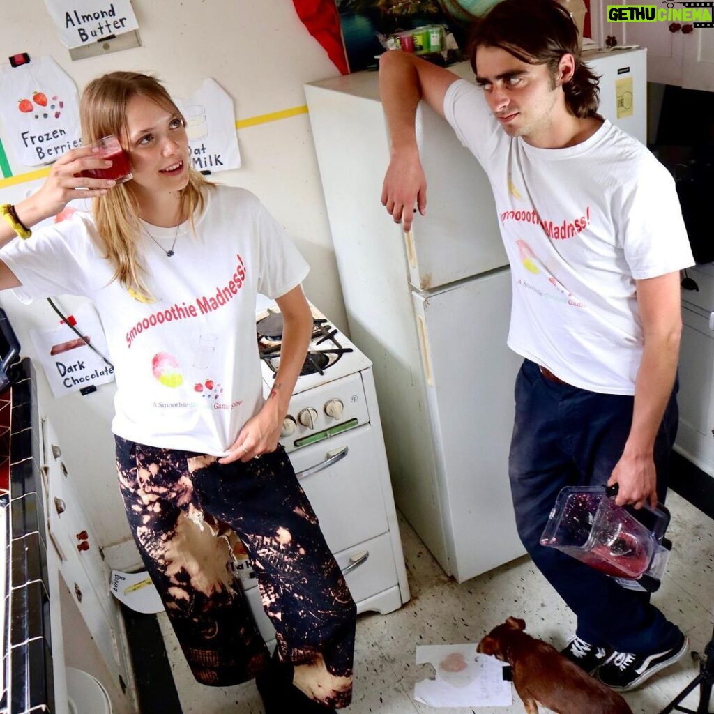 Dax Flame Instagram - Two models from Vogue were such big Smoothie Madness fans that they offered to do a modeling photo shoot wearing the official Smoothie Madness t-shirt! If you’d like to buy the t-shirt there is a link in my bio, & also the website I sell them on is supposed to be giving people 10% off this weekend if you use this code: SUMMER21 Thank you Charlotte & Chris for modeling! 😃 Have a good weekend, and I am hoping to bring you more smoothie madness very soon!! (ALSO can you spot the smoothie madness mascot? She was designed by @laursquaad and is hidden in one of the photos!!!)