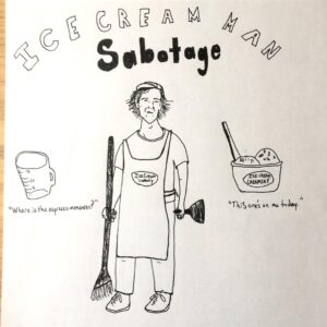 Dax Flame Instagram - The Ice Cream Man documentary came out one year & two days ago!

Here is the drawing I did for the shirt design back then, plus some additional drawings I did before we settled on this design!

Also I’m thinking of doing a YouTube livestream soon where I read my whole entire ice cream man memoir! Would you be interested in watching that?