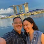 Deanna Yusoff Instagram - After more than 2 years, reunited! #singapore #oldfriends #cantravel #marinabaysands #sunset #catchingup #menarilah