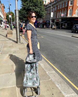 Deanna Yusoff Instagram - Hi there, 

It's been a while, I know! Still working on mastering my post schedule.

Am back in the UK with this amazing unseasonable warmth, but no complaints from me. 

Here I am, filling up my fridge with groceries, and guess what? I finally got a shopping trolley! No more struggling with heavy bags. Sure, I could order online, but where's the fun in that? I love exploring the supermarket aisles, especially in a place I don't spend much time in. Plus, it helps me log those daily steps.

My trolley even has cats on it—perfect for me! 

We've got to look out for our backs, right? Can't carry all that weight like we used to. I used to see mature folks with these trolleys and never thought I'd be one of them. Funny how things change! 

Have you had similar thoughts that turned into reality? Share your reflections! 🛒😄

#GroceryAdventures #TrolleyTime #ChangingTimes #HonestThoughts #bekindtoourbacks  #london #indiansummer #cats #supermarket #food #walking #dailysteps
