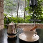 Deanna Yusoff Instagram - Good morning. The rain is such a relief after all these hot days. Enjoy your weekend. #rain #saturdayvibes #chailatte #metime #beach Ps.cafe at East Coast Park