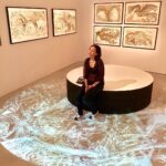 Deanna Yusoff Instagram - Dropped by the Esplanade before dinner last night and stepped into Mark Chan’s Ink Mountain art exhibition. Have you seen it yet? #travelwithdeanna #markchan #art #esplanade #singapore #caligraphy #inkmountain #ink #timeoff #dinner #actress #singer #emcee Esplanade - Theatres on the Bay