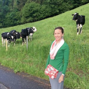 Deanna Yusoff Instagram - Wishing everyone Selamat Hari Raya Maaf Zahir Batin from the Alps of Switzerland. Takde lah ketupat or rendang tapi lots of cheese, cream and summer berries right from my kampung! 
Be safe wherever you are and lots of love all around. ❤️❤️ #raya 
#switzerland 
#alps 
#deannatravels 
#livingwithdeanna 
#aidilfitri2018 
#cows
#grassfed 
#organic
#cleanair
#cheese
#gruyere 
#familytime 
#actress 
#singer
#model
#emcee
#eurasian