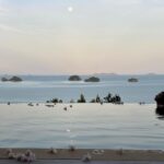 Deanna Yusoff Instagram - Anyone catch the beautiful full moon last night? Spending a little more time with it this morning before it disappears into a new day. Have a lovely weekend! ❤️ #fullmoon #morningswim #motherearth #gratitude #nature #love #beauty #thailand