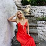 Deb Chubb Instagram - Wearing red cause the Chiefs are going to the Super Bowl 🏈🥳 #peppermayo Los Angeles, California