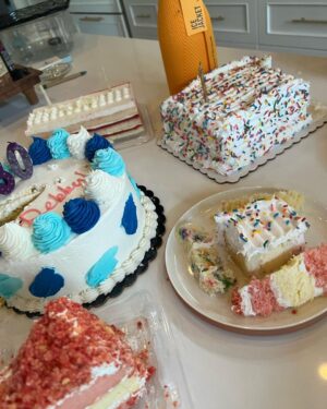 Debby Ryan Instagram - I turned 30 this summer, here are some of the birthday cakes of my 20s — 
Guess which one had my name spelled with an “ie” (classic) and then my friends rearranged the icing and guess which one my mom made 🏡