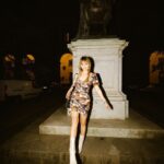 Debby Ryan Instagram - summer held splashing around in sunbeams, twirling noodles at dusk, dancing sidestage in moonlight and packing for the next place 🪄🍝🪩🪂 Lucca Tuscany