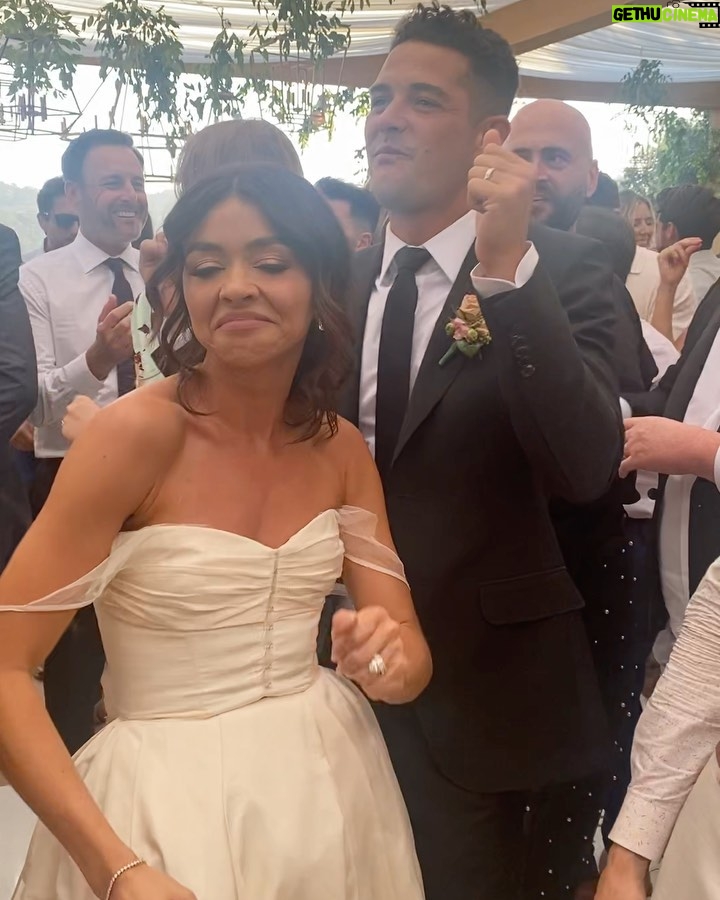 Debby Ryan Instagram - Sarah & Wells 🥰🥹 Your love is so worth celebrating; I could say so much about how incredibly special you two are, and even better together. I wept and danced all night. What a sick, thoughtful wedding! At long last — and may you last forever. Husband and Wife Time