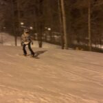 Debby Ryan Instagram - nighttime is for carving slow and flirting on the slopes Night riders