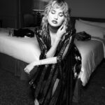 Debby Ryan Instagram - feels deeply gorgeous to step into @eliesaabworld ✨🥀 I married my dreamboy in my dream Elie gown, so Mr. Saab’s collections will always have a special place in my heart ✨ PFW