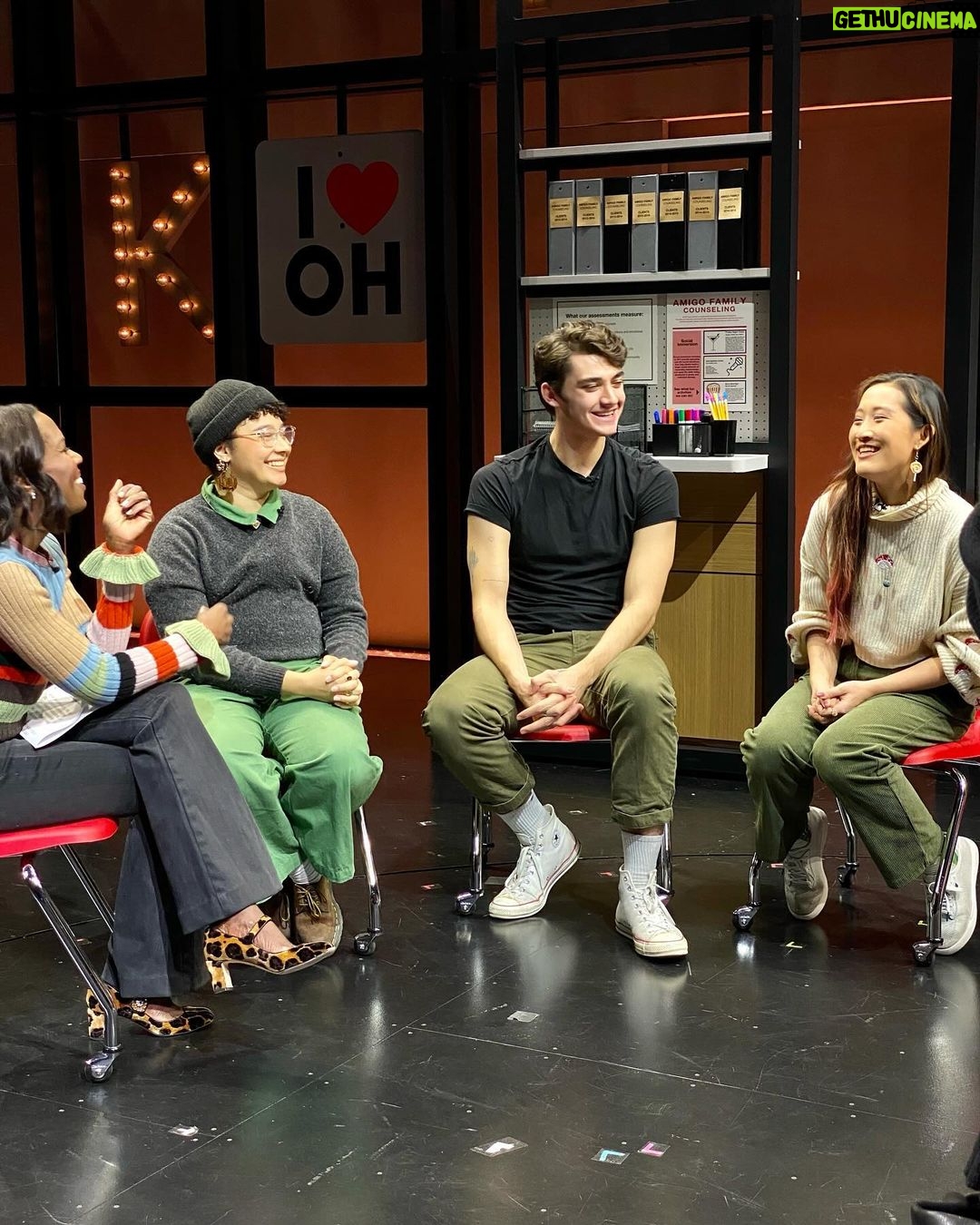 Deborah Roberts Instagram - This is one of the most entertaining and touching musicals I’ve seen in some time. Not since Dear Evan Hanson have I been so captivated by an honest look inside the world of young people who’re making their way in a complex world. @ohiomusical is making Broadway history and changing lives. What a joy to meet some of the cast and producers behind this clever show for an extensive report on @nightline tonight Hope you’ll come check it out. Belasco Theatre