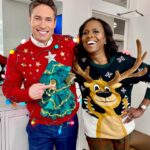 Deborah Roberts Instagram - Fabulous Friday finale. Not sure it’s possible to have more fun than we did @goodmorningamerica today, celebrating the home stretch to #christmas Ugly sweaters and a touching holiday song from the lovely @brandy from her new album. Now time to finish up the last minute shopping! Are you ready?