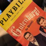 Deborah Roberts Instagram - When you go to the theater and your date suddenly steps up onstage to close out @gutenbergbway So much fun and such a fun night with @joshgad and @andrewreynolds Bravo to my actor @alroker on this stellar performance. #broadway #theater