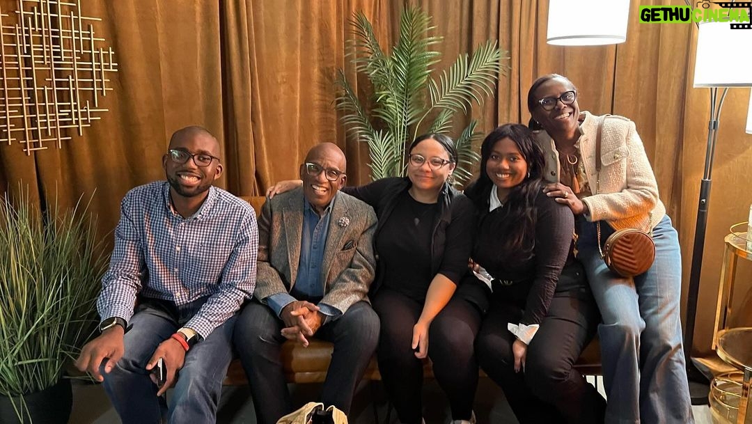 Deborah Roberts Instagram - When you go to the theater and your date suddenly steps up onstage to close out @gutenbergbway So much fun and such a fun night with @joshgad and @andrewreynolds Bravo to my actor @alroker on this stellar performance. #broadway #theater