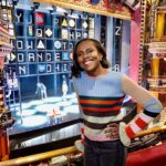 Deborah Roberts Instagram - Friday finish. Sometimes a moment comes along which moves you, deeply. This is one of them. Join me on @abcworldnewstonight with @davidmuirabc for a special, behind the scenes visit with some talented young adults who are stepping into history on Broadway… showing us … through a fabulous musical…what it’s like to navigate the world through differences, which can also be a superpower. For the first time, autism is front and center on stage. And all I can say is wow! Can’t wait to share this story about @ohiomusical #history #broadway Belasco Theatre