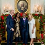 Deborah Roberts Instagram - It’s always an honor and a privilege to be invited to celebrate the holiday magic and wonder at the people’s house. A little girl from Georgia and a kid from Queens … #humbled #grateful White House