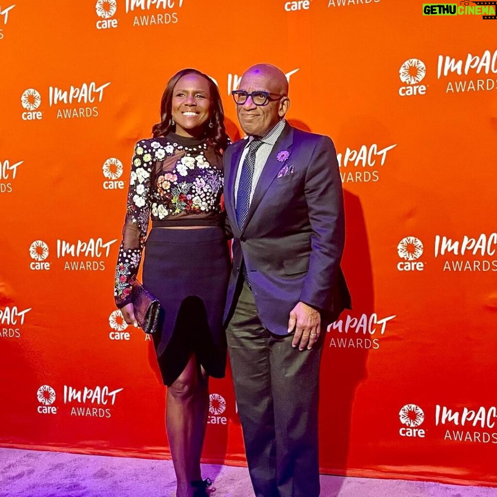 Deborah Roberts Instagram - For more than 70 years, they’ve rushed to world disasters, offering life saving, life affirming aid. @careorg is working to end poverty and uplift women and girls, globally. Tonight, @alroker and I had the honor of hosting this great organization’s Impact awards dinner, which honored icons and world leaders like Ambassador Andrew Young and wife, Carolyn, a former teacher, for their caring hearts. Former president Bill Clinton paid a heartfelt tribute to the justice warriors. And the fabulous @sheilaedrummer wowed us onstage. What an extraordinary night! Ziegfeld Ballroom