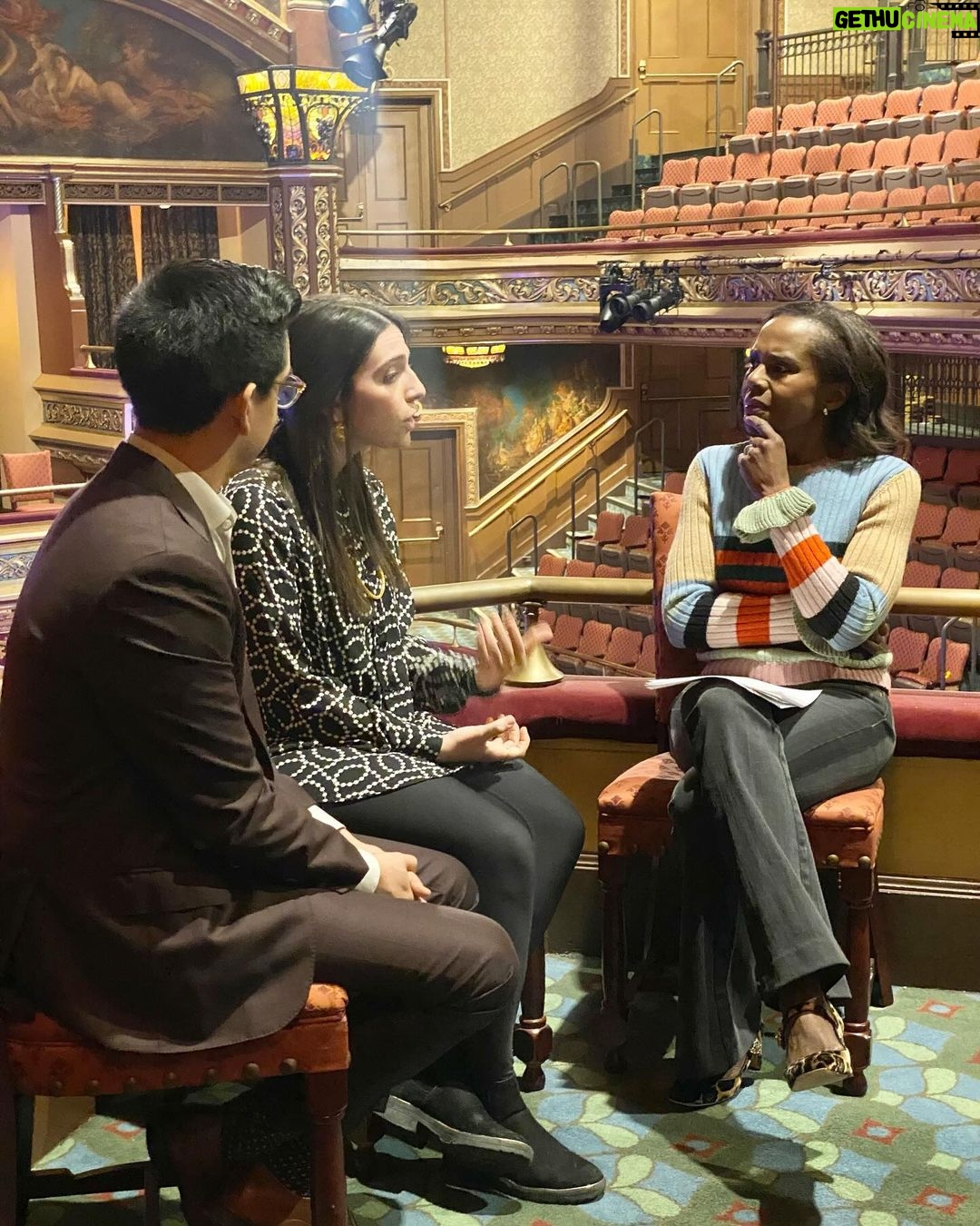Deborah Roberts Instagram - Friday finish. Sometimes a moment comes along which moves you, deeply. This is one of them. Join me on @abcworldnewstonight with @davidmuirabc for a special, behind the scenes visit with some talented young adults who are stepping into history on Broadway… showing us … through a fabulous musical…what it’s like to navigate the world through differences, which can also be a superpower. For the first time, autism is front and center on stage. And all I can say is wow! Can’t wait to share this story about @ohiomusical #history #broadway Belasco Theatre