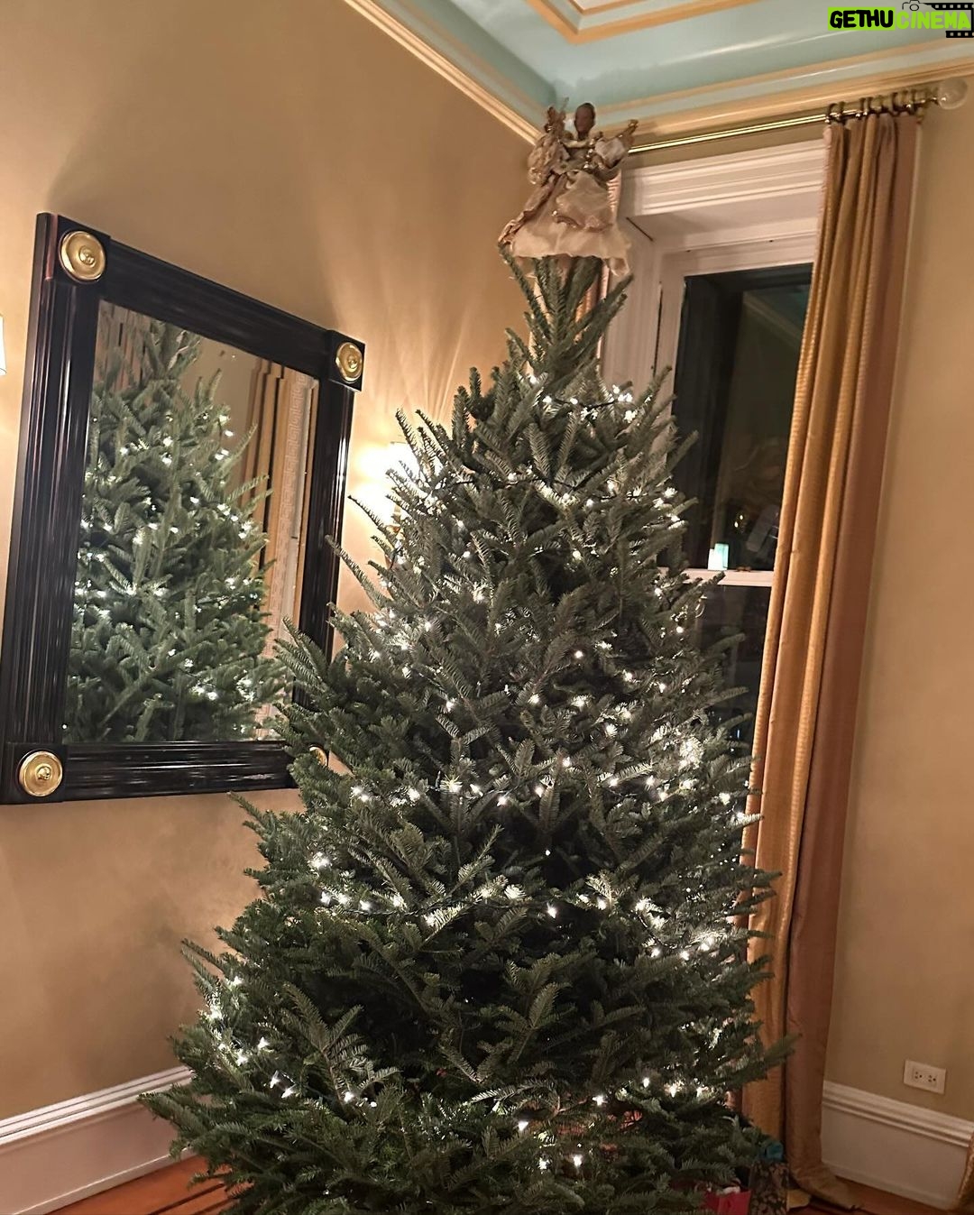 Deborah Roberts Instagram - Well, we finally got it done! Tree, lights, precious ornaments….Let the #christmas season begin in our home!!
