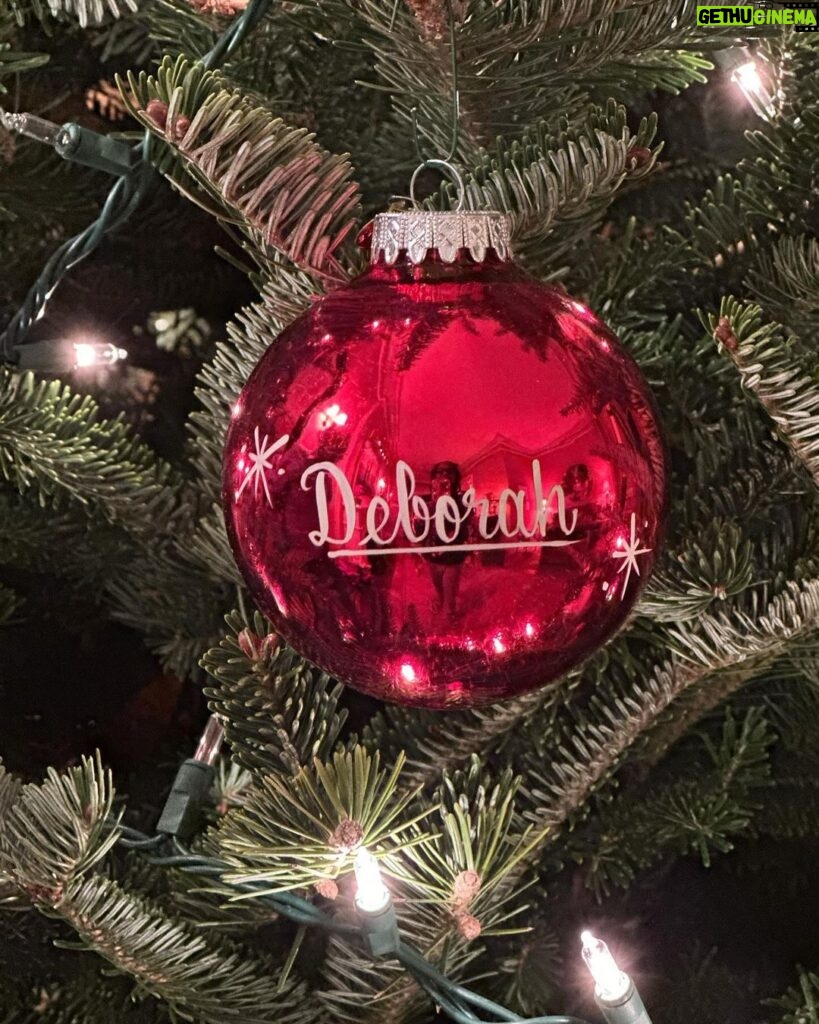Deborah Roberts Instagram - Well, we finally got it done! Tree, lights, precious ornaments….Let the #christmas season begin in our home!!