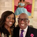 Deborah Roberts Instagram - What a beautiful night…feeling the sparkle and brightness of the season. Always a privilege to step inside these doors. And this year’s theme of #magic #wonder and #joy sure resonated. #christmastime White House