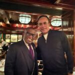 Deborah Roberts Instagram - When you go out for dinner with your favorite college student at your favorite spot…and so many friends appear, it’s a moment of #thanksgiving even before the big day. Thanks for the warmth @nellcan The Polo Bar - A Ralph Lauren Restaurant
