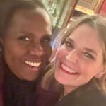 Deborah Roberts Instagram - When you go out for dinner with your favorite college student at your favorite spot…and so many friends appear, it’s a moment of #thanksgiving even before the big day. Thanks for the warmth @nellcan The Polo Bar - A Ralph Lauren Restaurant