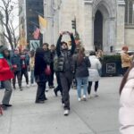 Deborah Roberts Instagram - City sidewalks…dressed in holiday style. The season is on in NYC. 34 days til Christmas. Are you ready? Manhattan 5th Ave