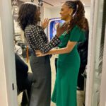 Deborah Roberts Instagram – When you bump into that filmmaker genius @ava  on the way out of @goodmorningamerica  your day brightens up! Gracious, gorgeous and always giving inspirational work, including her powerful new film @originmovie 
She’s also a contributor to my book, celebrating teachers, @lessonslearnedandcherished #gratitude