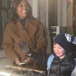 Deborah Roberts Instagram – Saturday smile. Love an unscripted moment, like this one during a report for @abcworldnewstonight  A happy band of kids streamed by and one couldn’t resist a TV wave. #spontaneous