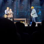 Deborah Roberts Instagram - When you go to the theater and your date suddenly steps up onstage to close out @gutenbergbway So much fun and such a fun night with @joshgad and @andrewreynolds Bravo to my actor @alroker on this stellar performance. #broadway #theater
