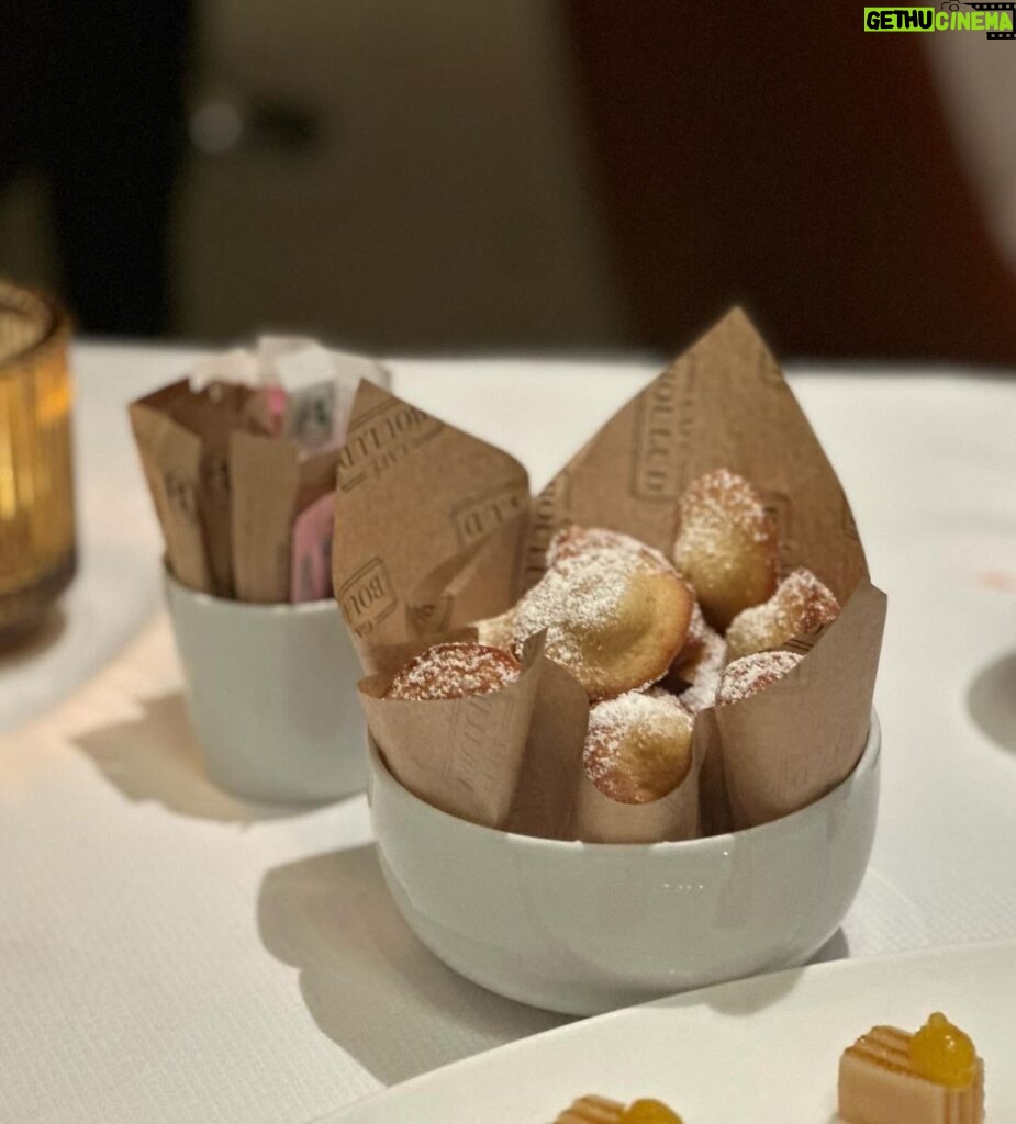 Deborah Roberts Instagram - Always a pleasure dining with my favorite chef @danielboulud the busiest chef we know. . The new @cafebouludny is elegant, beautiful and so very chic. And those madeleines. Merci. Congrats to your team on reopening!! Cafe Boulud New York