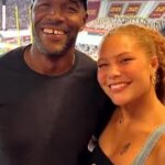 Deborah Roberts Instagram – This is the face of a young warrior. Isabella Strahan showed us what true courage is today when she shared her painful journey … battling a brain tumor @goodmorningamerica . No one in the building could look away as she and dad @michaelstrahan captured hearts everywhere with their breathtaking story of love and determination. Proud of them both. Sending #prayers for #strength and #recovery for beautiful Isabella and her family.