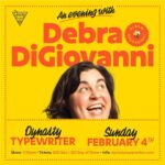 Debra DiGiovanni Instagram – Hey team fun times! I’m recording my third album on Feb 4 (in LA) with my sweet friends at Dynasty Typewriter and @counterfeitpics! I kinda need you to come and laugh! Go to my Linktree for tix!! (Graphics from @filmarra) @dynastytypewriter ♥️♥️