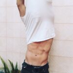 Debra DiGiovanni Instagram - Here’s a picture of my boyfriend Leo. We play this game where I say NOW and he immediately takes his shirt off. Gosh, we have fun. He is a very good boyfriend and we are in LOVE! Anyway, we totally made out after this. 🙋🏻‍♀️♥️ #debrasfakeboyfriendfriday