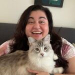 Debra DiGiovanni Instagram - #tbt to last winter when I had this baby girl in my life for three months. She barfed a lot, ruined a chair and shredded my flesh. I MISS HER!! 😭♥️