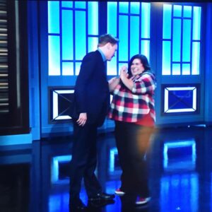 Debra DiGiovanni Instagram - I also got to perform on CONAN and it was a wonderful honour. Everyone was delightful, I had a fun day with friends and my hair looked GORGE. (Also I love pic 4 cuz it looks like we’re gonna kiss!) thanks @buckjp for making this happen and @teamcoco for years of excellent stuff!! 🙋🏻‍♀️♥️ (this was Feb 2018 gang!)