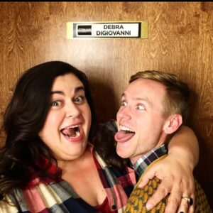Debra DiGiovanni Instagram - I also got to perform on CONAN and it was a wonderful honour. Everyone was delightful, I had a fun day with friends and my hair looked GORGE. (Also I love pic 4 cuz it looks like we’re gonna kiss!) thanks @buckjp for making this happen and @teamcoco for years of excellent stuff!! 🙋🏻‍♀️♥️ (this was Feb 2018 gang!)