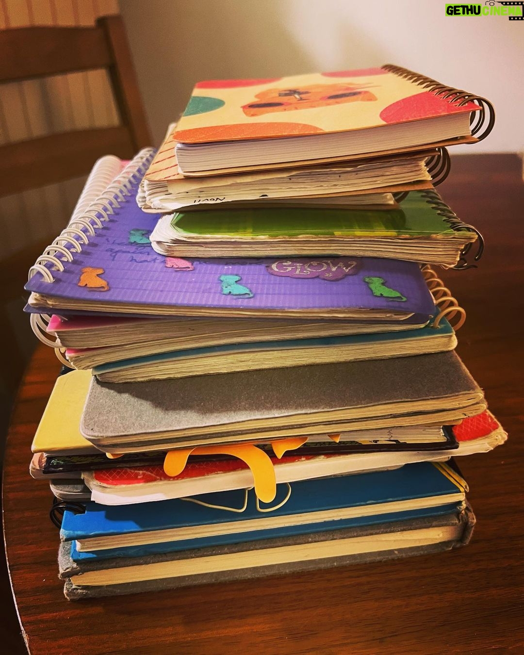 Debra DiGiovanni Instagram - Going thru some old comedy notebooks was a fun little journey. I’ve been doing stand up for far too long. 🙋🏻♀️♥️♥️