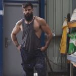 Debra DiGiovanni Instagram - Here’s a casual picture (courtesy of Freeman) of my boyfriend Mitch. He was about to wash his hands and told me he was gonna use me as a towel!! We have fun. ANYWAY! We totally made out after this. 🙋🏻‍♀️♥️ #debrasfakeboyfriendfriday