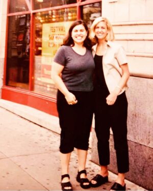 Debra DiGiovanni Instagram - #tbt to the 90’s!! my friend Lyne sent me this GEM from my MuchMusic days ♥️ please note: What are on my feet?!? 🙈