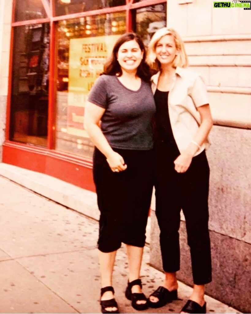 Debra DiGiovanni Instagram - #tbt to the 90’s!! my friend Lyne sent me this GEM from my MuchMusic days ♥️ please note: What are on my feet?!? 🙈