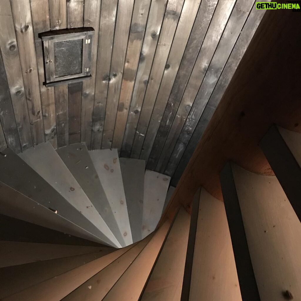 Debra Winger Instagram - #nofilter #bluemoon #silo #stairs Catskills