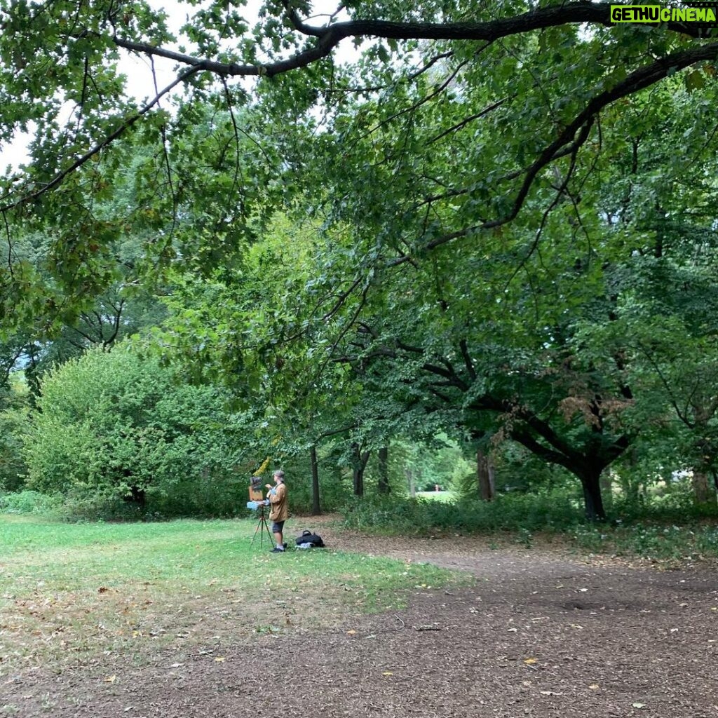 Debra Winger Instagram - cusp o’ fall Central Park