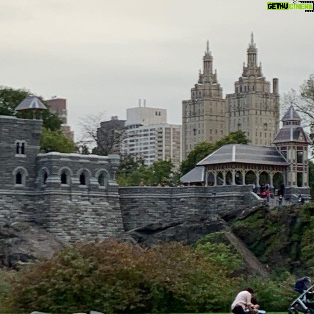 Debra Winger Instagram - cusp o’ fall Central Park